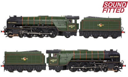 31-528BSF LNER Peppercorn A2 60527 'Sun Chariot' BR Lined Green (Late Crest) Steam Locomotive - DCC Sound
