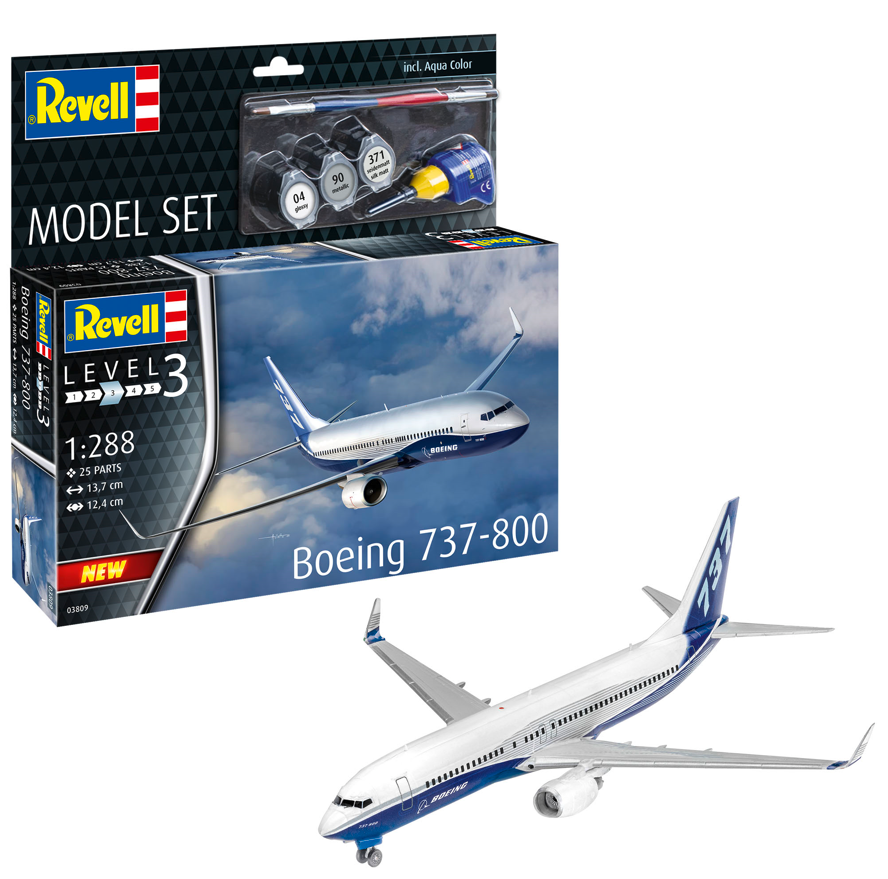 Model Set Boeing 737-800 (1:288 Scale) Model Kit