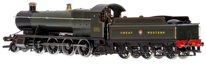 4S-009-001D Class 28xx / 2884 2831 Lined Great Western Green 2-8-0 Steam Locomotive - DCC Fitted