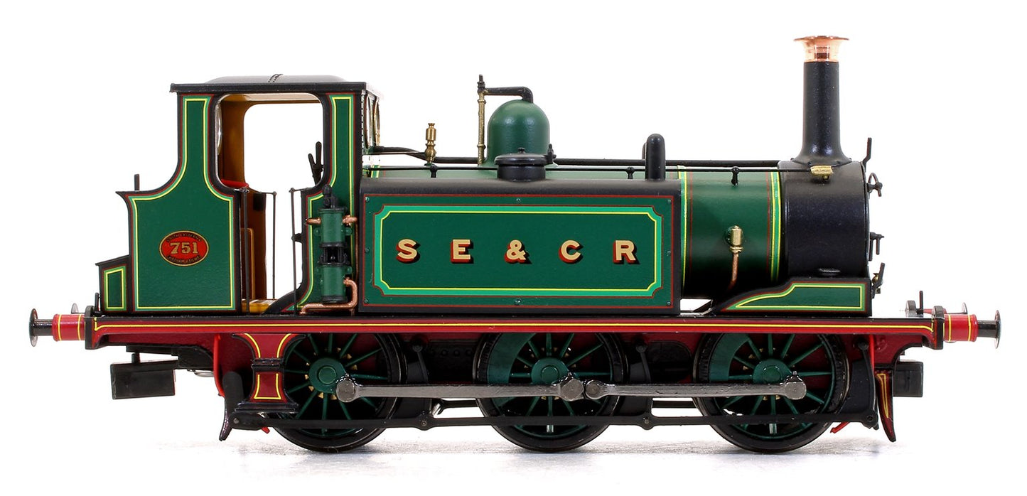 Pre-Owned 4S-010-003D Stroudley Terrier A1X Class SE&CR Green 0-6-0 Tank Locomotive No.751 - DCC Fitted