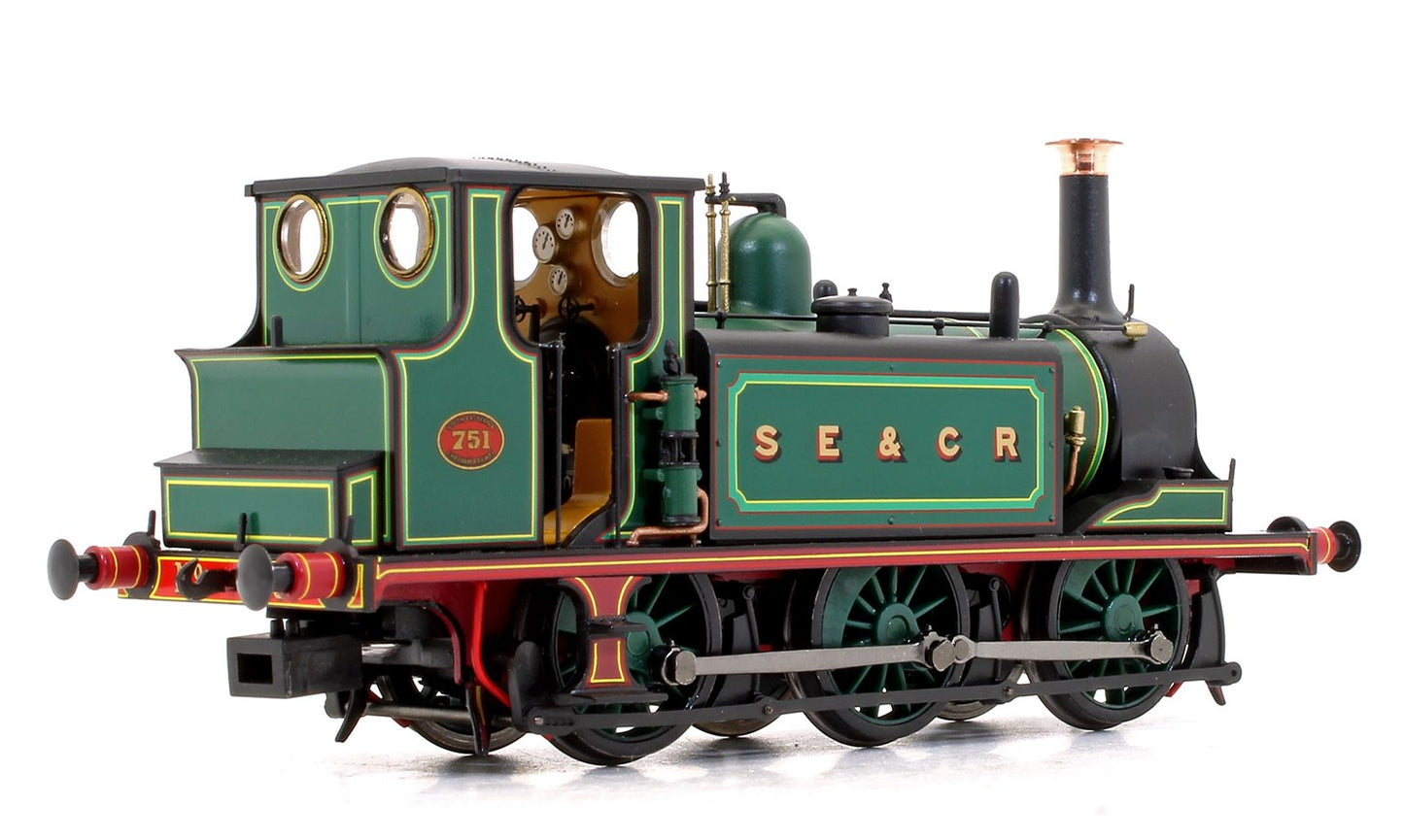Pre-Owned 4S-010-003D Stroudley Terrier A1X Class SE&CR Green 0-6-0 Tank Locomotive No.751 - DCC Fitted