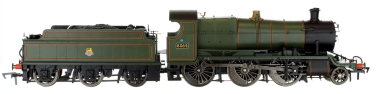 GWR Mogul 2-6-0 Locomotive #6364 in Lined Green with early Lion & Wheel Crest (BR)
