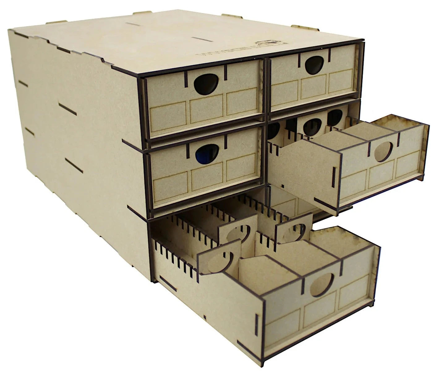 WWScenics WSLC-018 WWS Rolling Stock Storage Box 6x Multi-Cpt – Rails