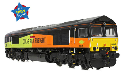 Class 66/8 66847 'Terry Baker' Colas Rail Freight Diesel Locomotive