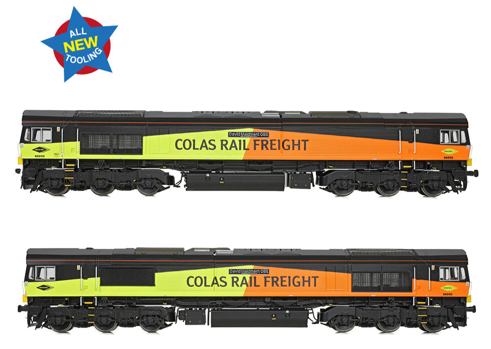 Class 66/8 66850 'David Maidment OBE' Colas Rail Freight Diesel Locomotive
