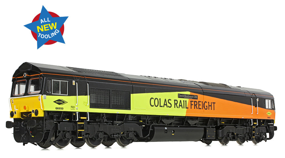 Class 66/8 66850 'David Maidment OBE' Colas Rail Freight Diesel Locomotive