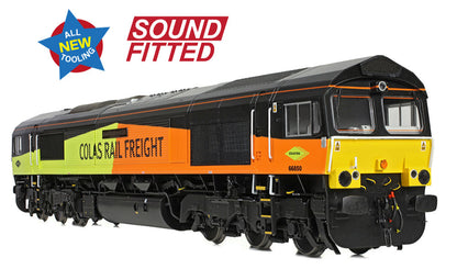Class 66/8 66850 'David Maidment OBE' Colas Rail Freight Diesel Locomotive - DCC Sound