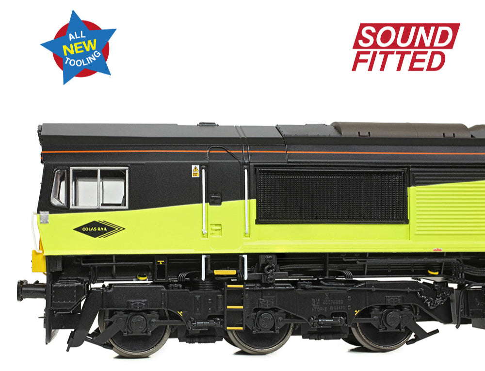 Class 66/8 66850 'David Maidment OBE' Colas Rail Freight Diesel Locomotive - DCC Sound