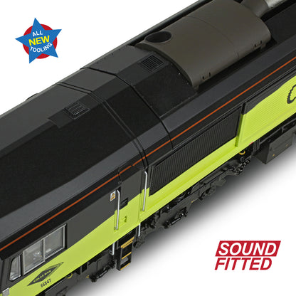 Class 66/8 66847 'Terry Baker' Colas Rail Freight Diesel Locomotive - DCC Sound