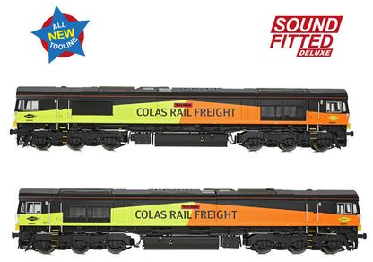 Class 66/8 66847 'Terry Baker' Colas Rail Freight Diesel Locomotive - Deluxe DCC Sound