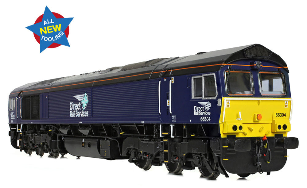 Class 66/3 66304 DRS Compass (Small Logo) Diesel Locomotive
