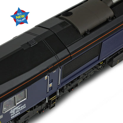 Class 66/3 66304 DRS Compass (Small Logo) Diesel Locomotive