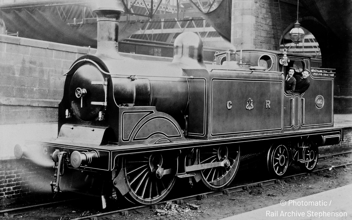 Class 439 Caledonian 0-4-4T 439 CR Lined Light Blue Steam Locomotive - DCC Sound Deluxe