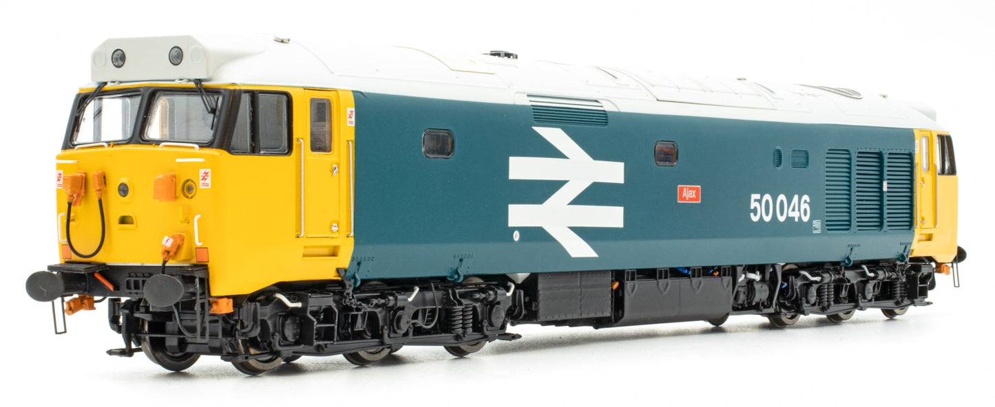 Class 50 BR Large Logo (with Grey Roof) 'Ajax' No.50046 Diesel Locomotive - DCC Sound