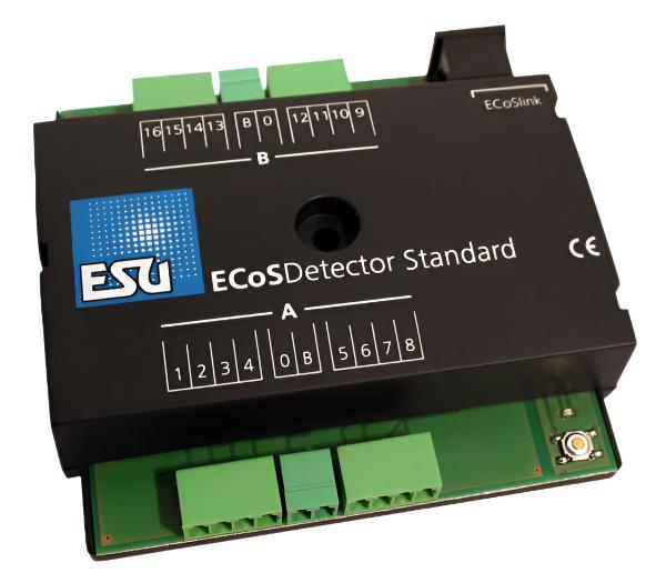 ECoS Detector standard feedback module, 3 rail operation 16 inputs