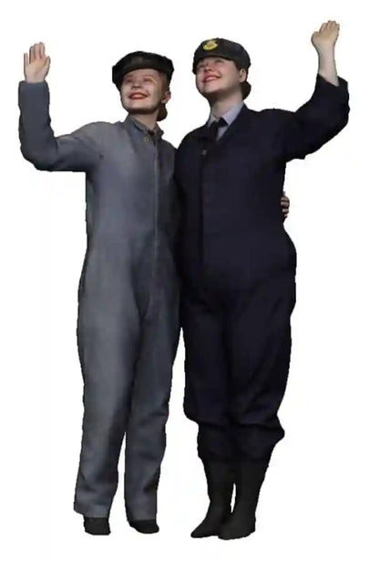 1:72 Scale RAF Through the Ages - World War Two - WAAFs Waving
