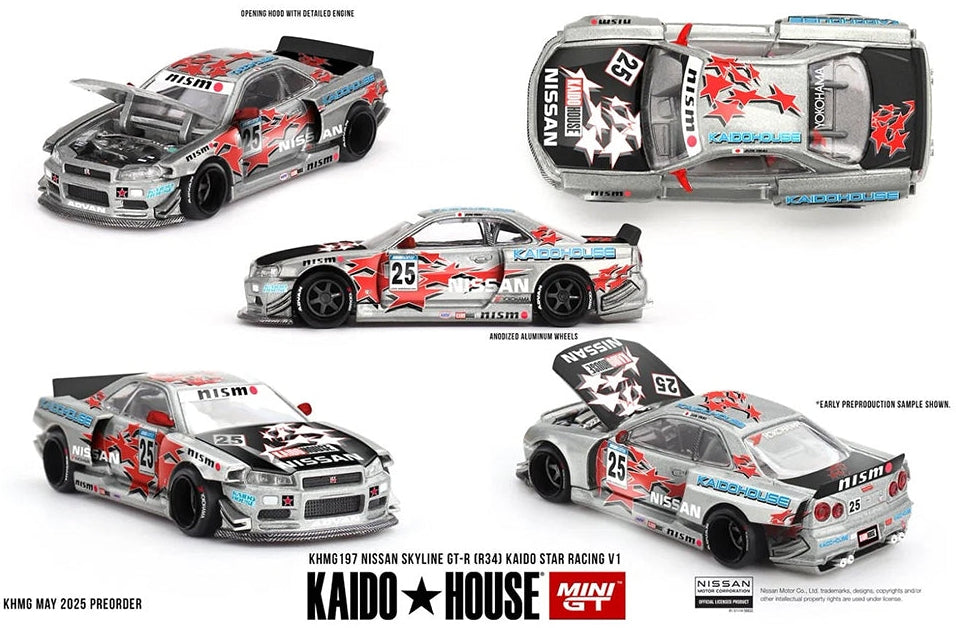 MGTKHMG197 Nissan Skyline GT-R (R34) Kaido Star Racing V1