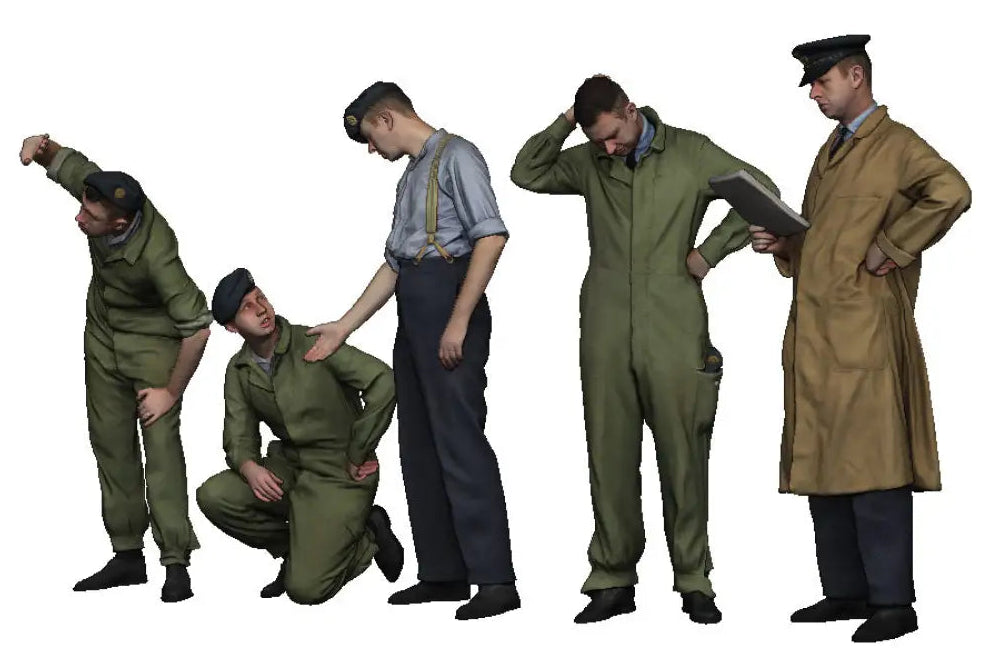 50407-048 1:48 Scale RAF Through the Ages - RAF 1950s Ground Crew