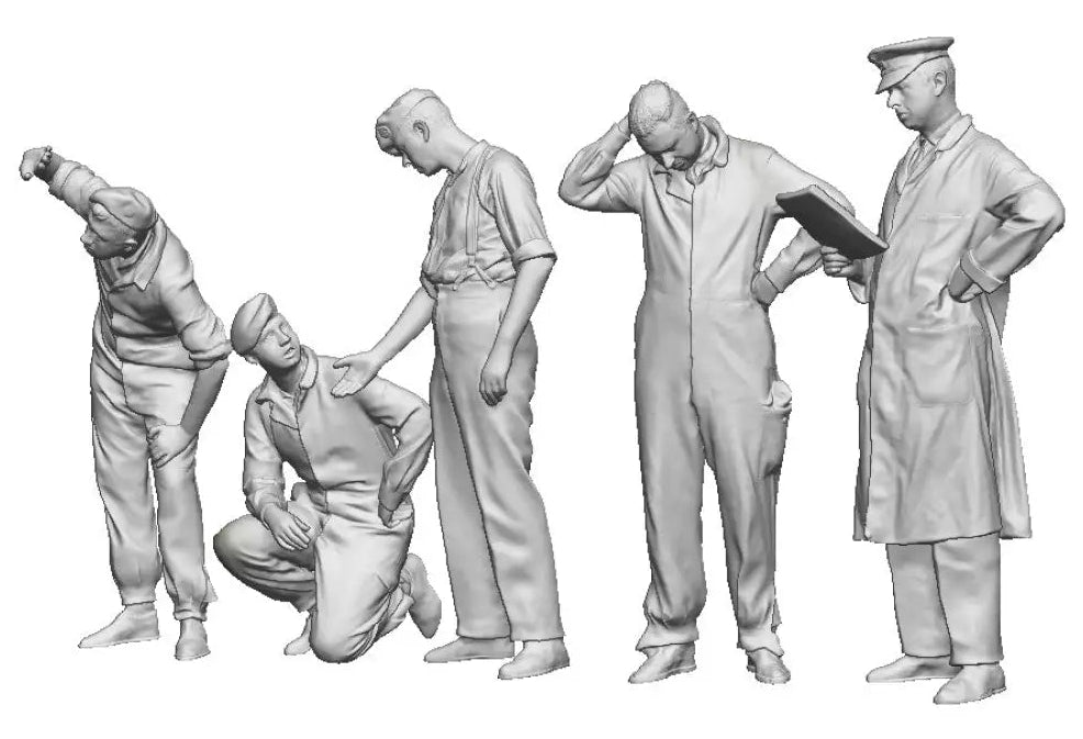50407-048 1:48 Scale RAF Through the Ages - RAF 1950s Ground Crew