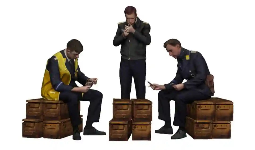 1:76 Scale - World War Two - Luftwaffe Pilots playing cards