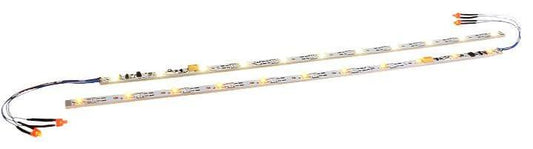 LED Lighting Strip, with Taillight, 255mm, 11 LEDs, Yellow, with Integrated Decoder