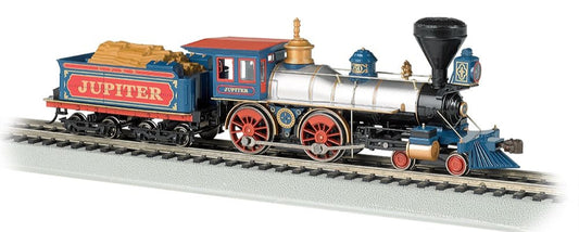 4-4-0 American - Central Pacific #60 'Jupiter' Steam Locomotive with Wood Load