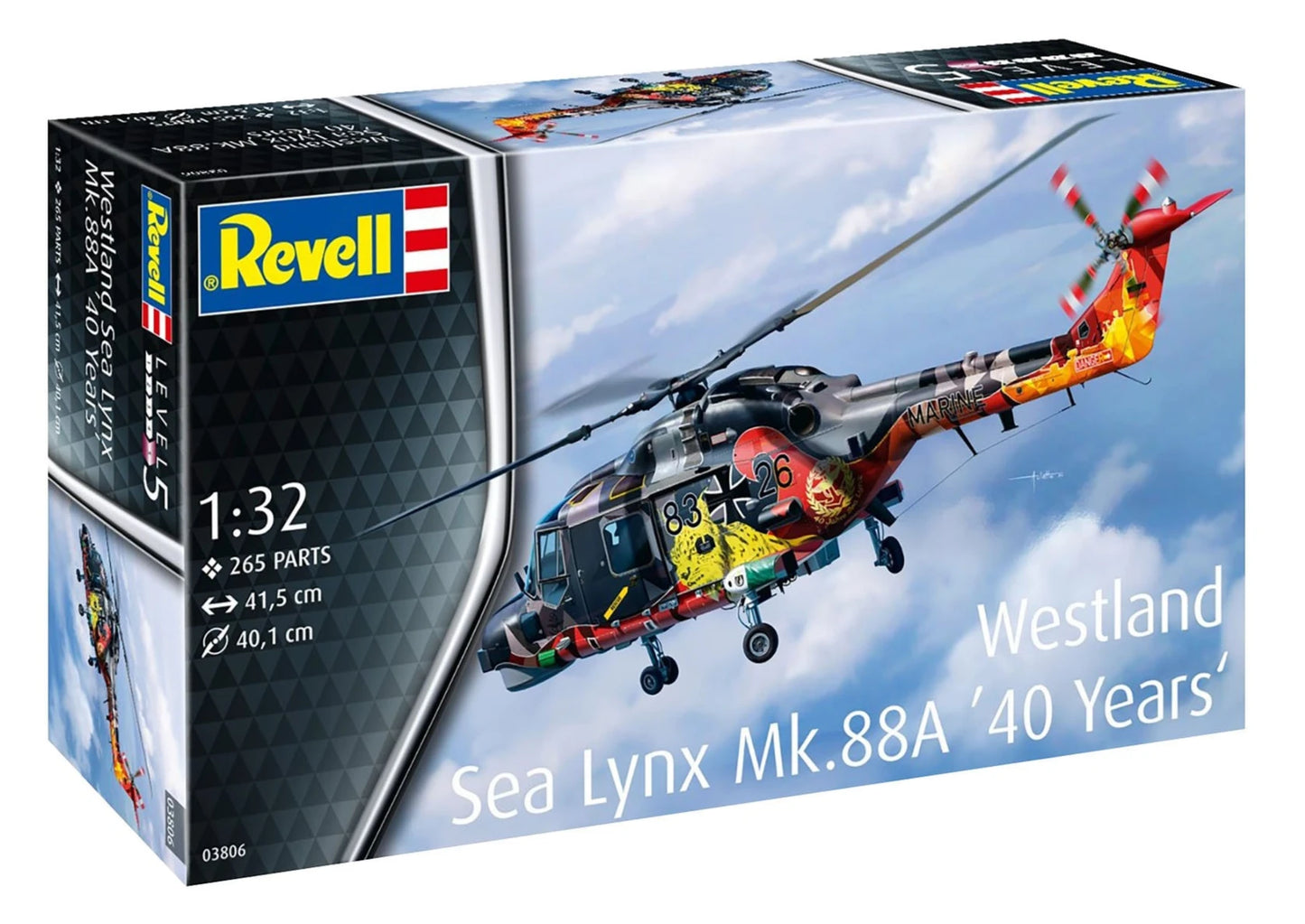 Westland Sea Lynx MK.88 (40 years special edition) Model Kit