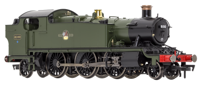 Large Prairie 8100 BR Green Late Crest Steam Locomotive