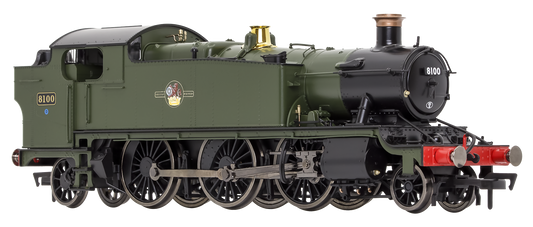 Large Prairie 8100 BR Green Late Crest Steam Locomotive