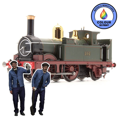 80101-076C 1:76 Scale GWR 517 Metro Pre-Grouping Crew - Full Colour 3D Print