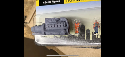 N Gauge Class 43 Engine (Single Pack) - Unpainted Model Kit