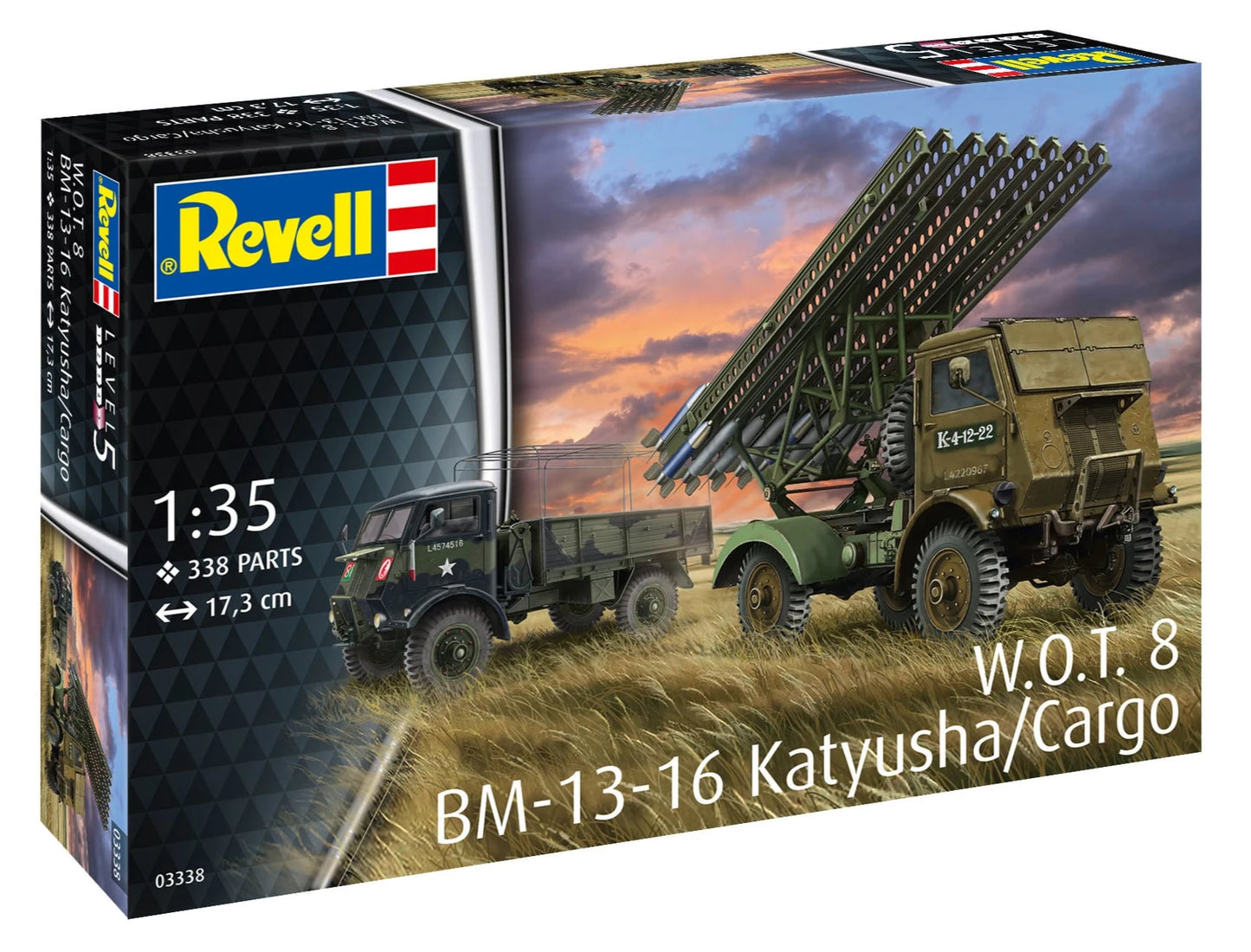 BM-13-16 on W.O.T. 8 chassis Model Kit