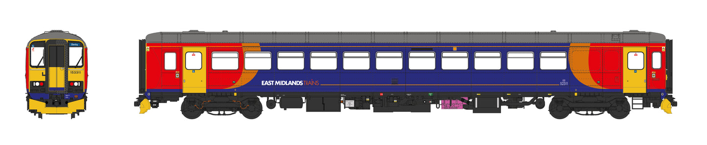 Class 153 Stagecoach East Midlands Trains 153311 Diesel Locomotive - DCC Sound