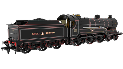 812502 GCR Class 1 4-6-0 No.424 'City of Lincoln' - GCR Lined Black Steam Locomotive - DCC Sound