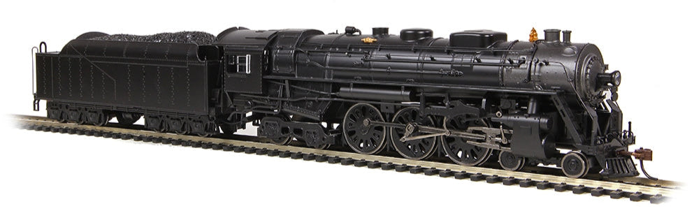 53605 4-6-4 Hudson - Pained, Unlettered - Black - Steam Locomotive - DCC Sound