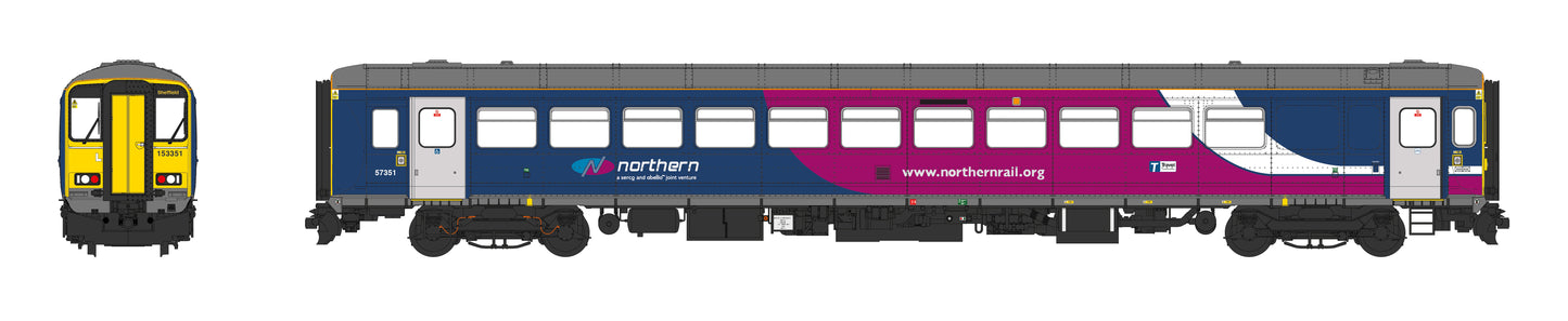 Class 153 Single Car DMU 153351 Northern ‘Swoosh’ - DCC Sound