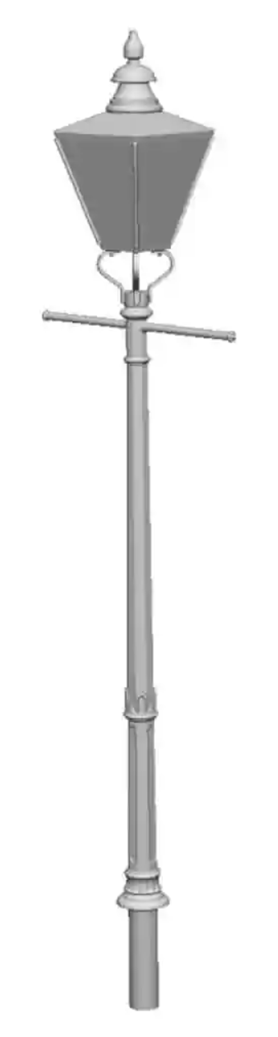 O Gauge - Detailing - GWR No2 Column Lamps x5