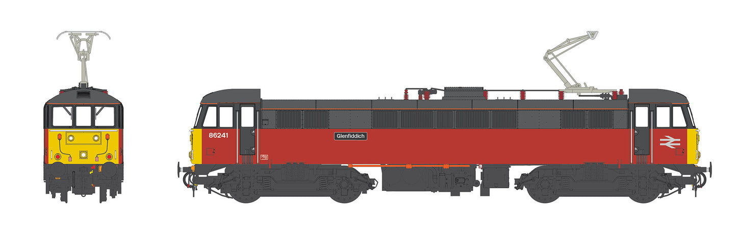Class 86/2 86241 'Glenfiddich' Parcels Sector Electric Locomotive