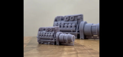 N Gauge Class 43 Engine (Single Pack) - Unpainted Model Kit