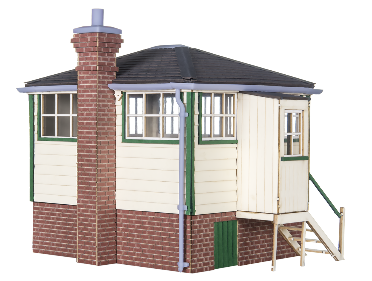 Kitmaster Genesis London & South Western Railway Type 1 Signal Box Raised Brick Base Model Kit