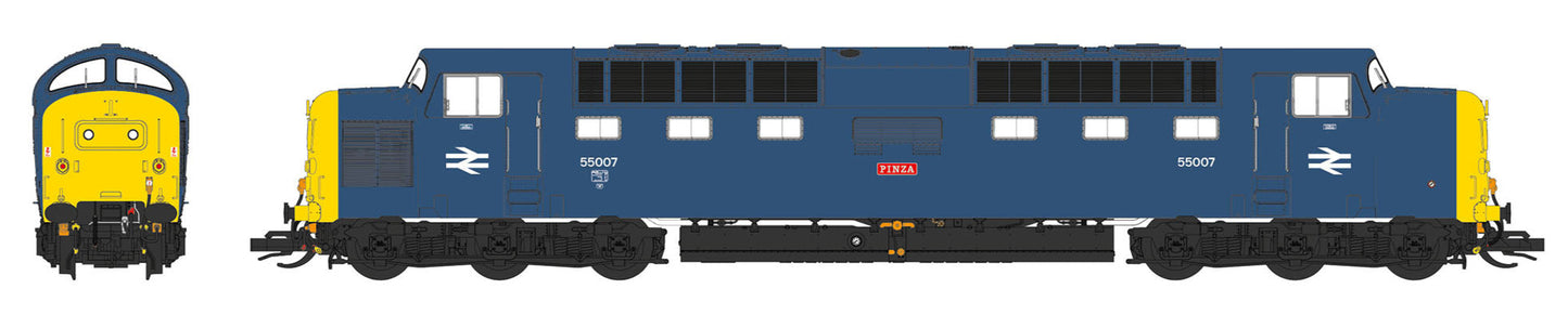 Class 55 'Deltic' BR Blue 55007 Pinza Diesel Locomotive