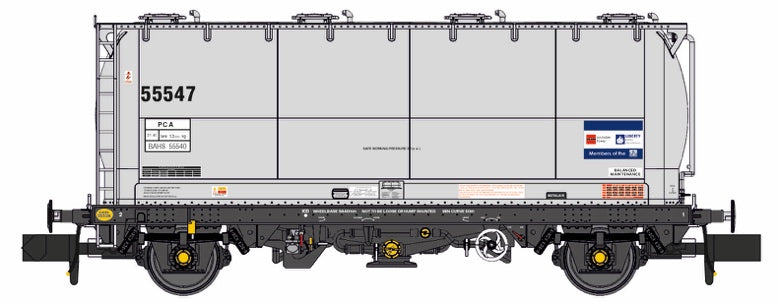 Pack of 4 Lochaber Power/Liberty branded PCA tanks (no ladders). Numbers: 55553, 55554, 55555, 55560