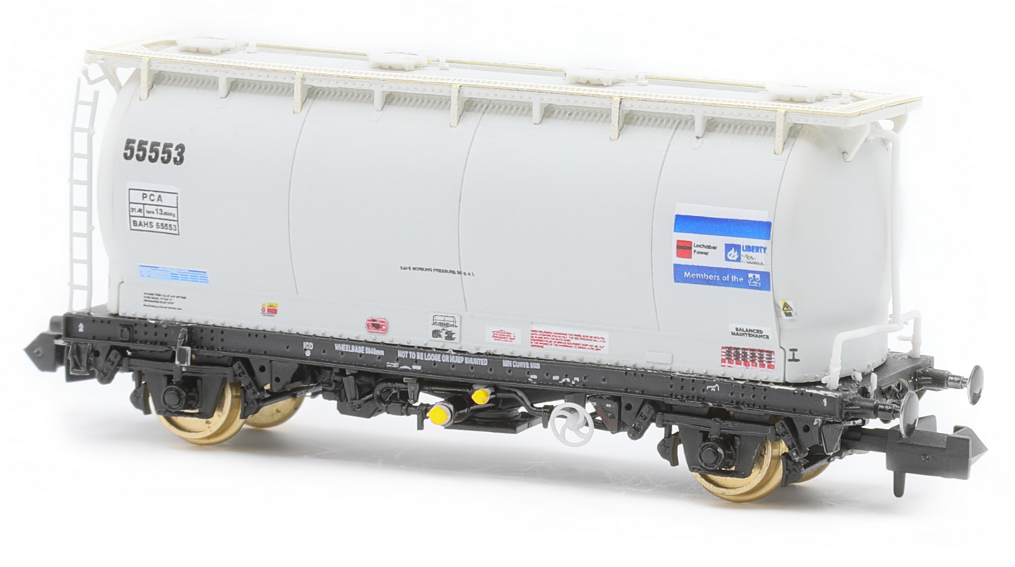 Pack of 4 Lochaber Power/Liberty branded PCA tanks (no ladders). Numbers: 55553, 55554, 55555, 55560