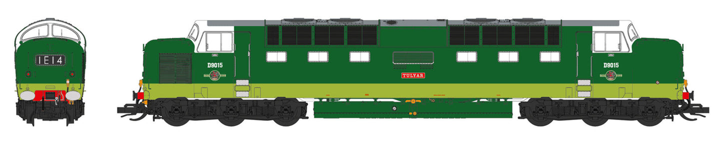 Class 55 'Deltic' BR Green D9015 Tulyar (2025 Condition) Diesel Locomotive