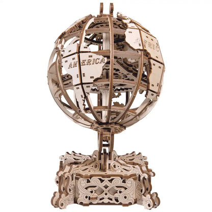 3D Wooden Travel Puzzle - World Globe