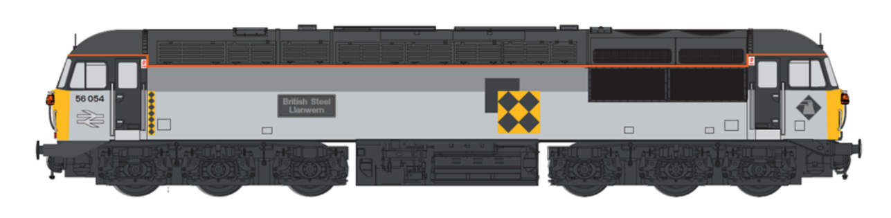 Class 56 56054 BR Railfreight Coal Diesel Locomotive - DCC Fitted