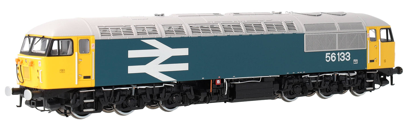 Class 56 BR Blue 'Crewe Locomotive Works' No.56133 (Large Logo) Diesel Locomotive - DCC Sound