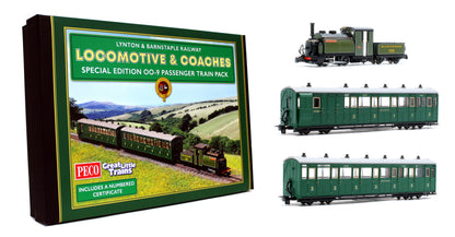 'Exmoor Pony' Locomotive & Special Edition Coach - Passenger Train Pack
