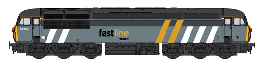 Class 56 56302 Fastline Diesel Locomotive - DCC Fitted