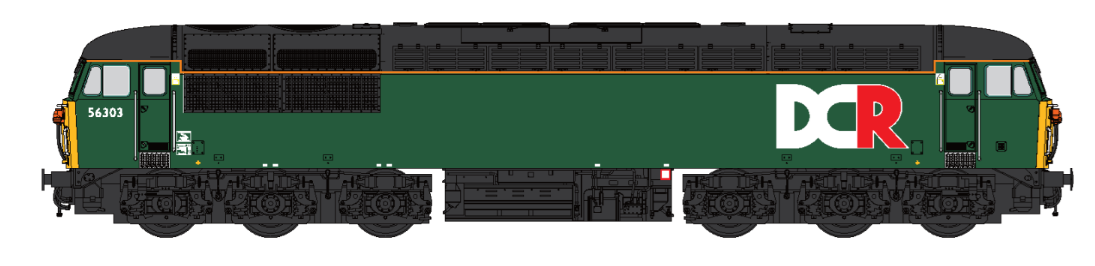 Class 56 56303 (ex 56125 Crewe Built) DCR Diesel Locomotive